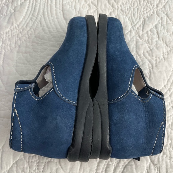 Never worn! Made in Italy Unisex Leather Toddler Shoes-Blue, EU 22 (size 6) - Picture 3 of 8